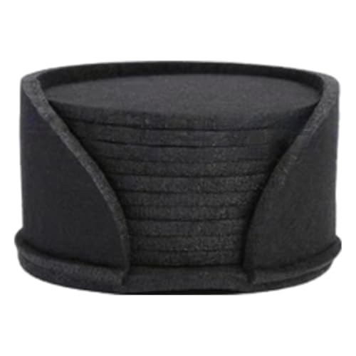 Tanxemery Filzuntersetzer Gläser Set Mit 10 Hitzebeständige Untersetzern, Doppelseitig Untersetzer Für Getränke Glasuntersetzer Rund Für Gläser, Tassenuntersetzer Mit Halter, Getränkeuntersetzer Tanxemery Filzuntersetzer Gläser Set Mit 10 Hitzebeständige Untersetzern, Doppelseitig Untersetzer Für Getränke Glasuntersetzer Rund Für Gläser, Tassenuntersetzer Mit Halter, Getränkeuntersetzer von Tanxemery