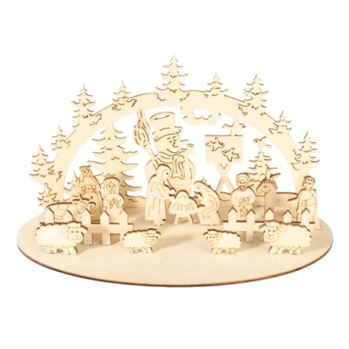 Tanxemery Holzbausatz Krippe Weihnachtskrippe Aus Kunstharz Jesusstatue, Krippe, Kunstharz, Kleine Menschen, Krippe, Tisch-Szenen, Christliche Weihnachtsdekoration Für Innenbereich, Haus, Kirche Oder Tanxemery Holzbausatz Krippe Weihnachtskrippe Aus Kunstharz Jesusstatue, Krippe, Kunstharz, Kleine Menschen, Krippe, Tisch-Szenen, Christliche Weihnachtsdekoration Für Innenbereich, Haus, Kirche Oder von Tanxemery