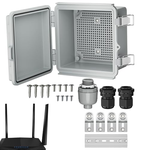 Verteilerkasten für den Außenbereich, wasserdicht, elektrische Projektbox, wasserdichte Gehäuseabdeckung IP65, Netzkabelgehäuse, Rob-Schutz von Tanxemery