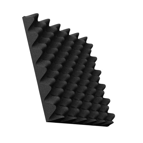 Akustikpaneele Schalldämmend | Schallschaumplatten Zur Schalldämmung | Hochdichter Geräuschreduzierender Keilförmiger Schaumstoff Für Studio Wohnung von Tanxier