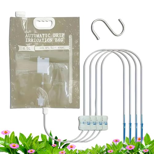 Automatisches Bewässerungssystem | Tropfbewässerungsbeutel Für Garten - Einstellbares Tropfbewässerungssystem für Hinterhof Balkon Terrasse Garten Blumen Wohnung Urlaub von Tanxier