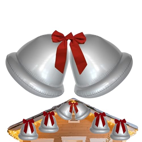 Christmas Aufblasbare Kugeln Dekoration | Riesige Aufblasbare Weihnachtskugel Dekoration Für Den Außenbereich | 2-teiliger Weihnachtsschmuck Für Draußen Wohnzimmer Terrasse Garten Winterfeste von Tanxier