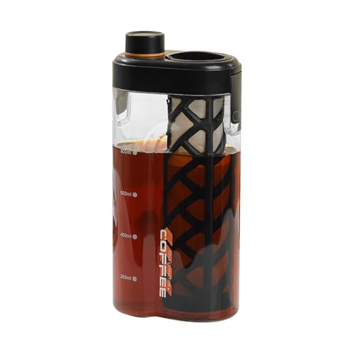 Cold Brew Coffee Pitcher - Eiskaffeemaschine - Luftdichte Flasche Mit Skala Feiner Filter Tragbar Für Aromatisierte Getränke Outdoor Küche Reisen Zuhause Camping Cold Brew Coffee Pitcher - Eiskaffeemaschine - Luftdichte Flasche Mit Skala Feiner Filter Tragbar Für Aromatisierte Getränke Outdoor Küche Reisen Zuhause Camping von Tanxier