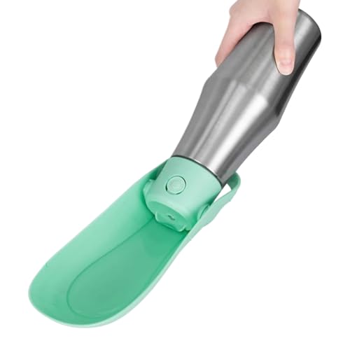 Hundetrinkflasche Für Unterwegs - Tragbarer Trinknapf Mit Futterbehälter - 750ml Edelstahl Auslaufsicher Tragbar Für Reisen Camping Wanderung Hundetrinkflasche Für Unterwegs - Tragbarer Trinknapf Mit Futterbehälter - 750ml Edelstahl Auslaufsicher Tragbar Für Reisen Camping Wanderung von Tanxier