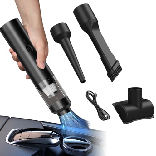 Kabelloser Kabinensauger | Haustier Luft Entung,200W Kabellos Tragbar 19kPa Luftgebläse für Teppich Autositz Tierhaare Sofa Polster von Tanxier