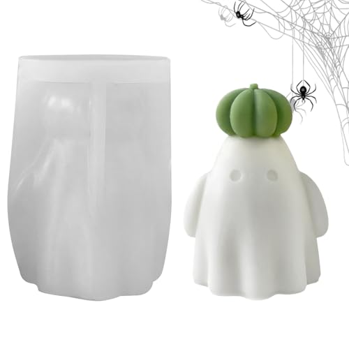 Kerzenformen Silikon,Zementformen Für Deko Zuhause - Kürbis Geister Gipsform Für Zement Kerzenwachs Halloween Bastelbegeisterte Handwerkslehrer Veranstalter Kerzenformen Silikon,Zementformen Für Deko Zuhause - Kürbis Geister Gipsform Für Zement Kerzenwachs Halloween Bastelbegeisterte Handwerkslehrer Veranstalter von Tanxier