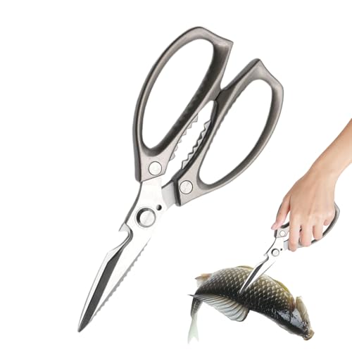 Küchenschere,Edelstahl Schneidwerkzeug | Vielseitige Schere Für Nähen Stoff Papier Küche Salat Fleischzubereitung Garten Geflügel Basteln Haushalt Küchenschere,Edelstahl Schneidwerkzeug | Vielseitige Schere Für Nähen Stoff Papier Küche Salat Fleischzubereitung Garten Geflügel Basteln Haushalt von Tanxier