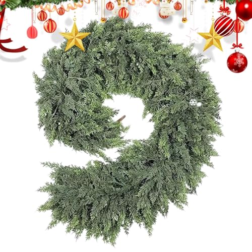 Künstlicher Kiefern,Künstliche Tannengirlande Weihnachtsdekoration - Deko für Baum Kamin Treppen Fenster Innendekoration Haustür von Tanxier
