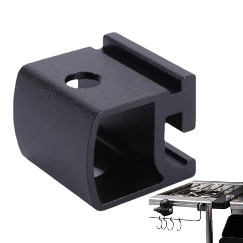 Schiebeverschluss für Campingtisch,Robuster Metall Organizer - Aluminiumlegierung Beschläge Möbelverlängerungen Ausrüstung für Herdmontage Wandern Rucksackreisen von Tanxier