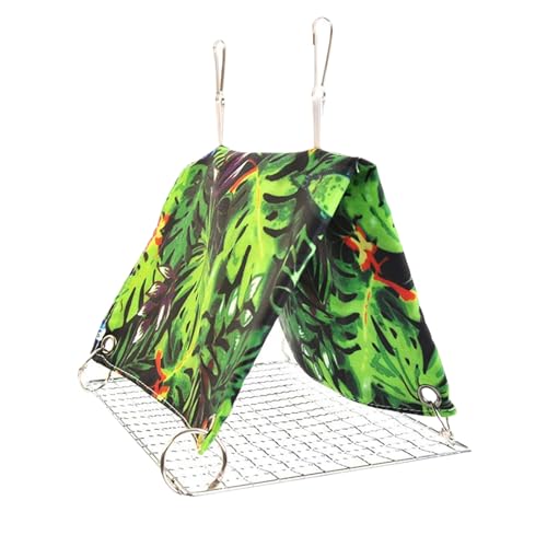 Vogelbett Für Käfig - Vogelhäuschen Hängematte Nymphensittich Nest,Sitzstange Sommerhütte Höhle Wellensittich Käfigzubehör Für Graupapagei Conure Ara Kletterbedarf von Tanxier