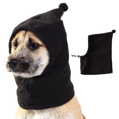 Wintermütze für Hunde, beruhigende Hundehaube | Wintermütze, weiches und bequemes Design,Dicker und Warmer Wintermützen-Hundeohrschutz zum Wandern Camping Wintermütze für Hunde, beruhigende Hundehaube | Wintermütze, weiches und bequemes Design,Dicker und Warmer Wintermützen-Hundeohrschutz zum Wandern Camping von Tanxier