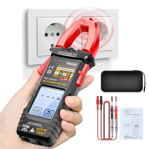 Zangenamperemeter,Gleichstrom Zangenamperemeter 4000-Count,Tragbarer Automatischer Digital-Detektor Mit LCD Hintergrundbeleuchtung Für Spannungsprüfung Kabelstromkreis Kondensator Messung Auto Zangenamperemeter,Gleichstrom Zangenamperemeter 4000-Count,Tragbarer Automatischer Digital-Detektor Mit LCD Hintergrundbeleuchtung Für Spannungsprüfung Kabelstromkreis Kondensator Messung Auto von Tanxier
