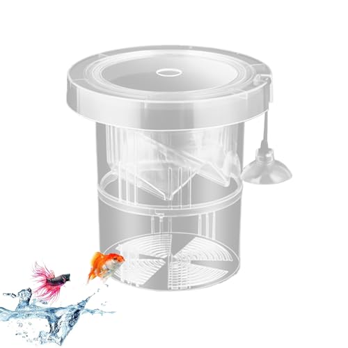 Züchterbox für Aquarium, Aufzuchtbehälter, Verstellbare Aufzuchtbox für Junge Halterung verletzter Tiere Guppy Betta Zucht von Tanxier