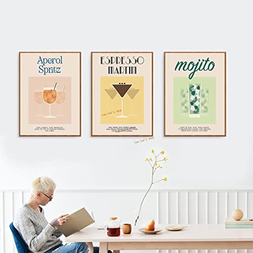 Vintage Cocktail Print Set Classic Bar Rezept Kunst Poster Moderne Küche Dekor Alkohol Getränk 3 Stück Leinwand Gemälde Einweihung Geschenk 30Cmx40Cmx3Pcs Kein Rahmen Vintage Cocktail Print Set Classic Bar Rezept Kunst Poster Moderne Küche Dekor Alkohol Getränk 3 Stück Leinwand Gemälde Einweihung Geschenk 30Cmx40Cmx3Pcs Kein Rahmen von Tanyang
