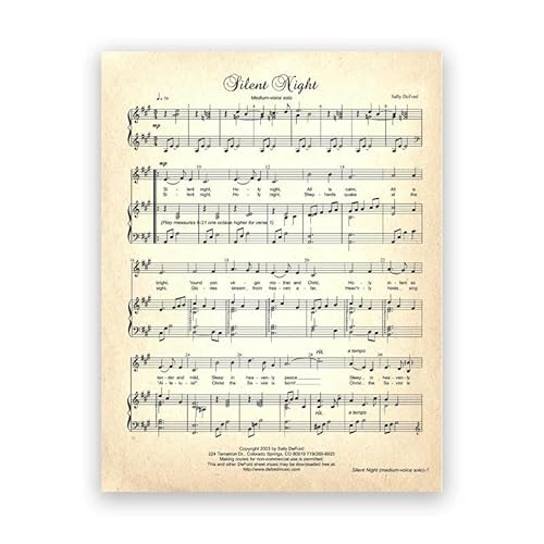 Weihnachtslieder Noten Poster Und Drucke Wanddekoration, Weihnachtslieder Vintage Klaviermusik Wandkunst Leinwand Malerei Dekor A6 40X50Cm Kein Rahmen Weihnachtslieder Noten Poster Und Drucke Wanddekoration, Weihnachtslieder Vintage Klaviermusik Wandkunst Leinwand Malerei Dekor A6 40X50Cm Kein Rahmen von Tanyang