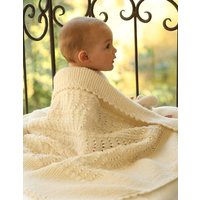 Erbstück Strickdecke, Baby Afghane, Junge Oder Mädchen, Taufdecke von TanyasBunnyTots