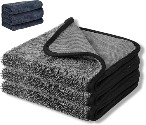 TanyoKing Baumgartner Reinigungstuch, 2025 Neue Baumgartner Reinigungstuch, Fast Dry Trockentuch Für Die Dusche, Kratzfreies Trocknen Microfasertücher Auto - Poliertuch(40 * 40cm (40 * 40cm 3PCS) von TanyoKing
