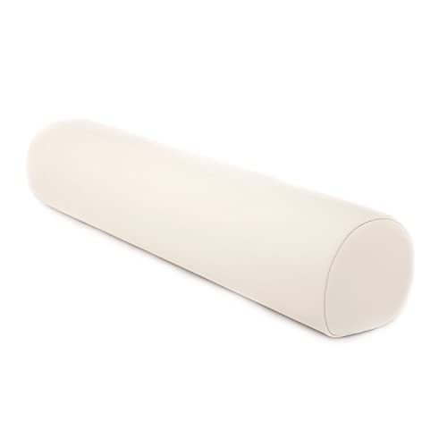 WellTouch Lagerungsrolle 3/4 Rund | Knierolle für Massageliegen | Lagerungskissen für Massage & Therapie | Beinauflage in Größe M: 65 x 14,5 x 13 cm (beige) von WellTouch