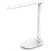 TT-DL064 LED Schreibtischlampe - 5 Helligkeitsstufen - 3 Farbtemperaturen - USB-Charger von TaoTronics