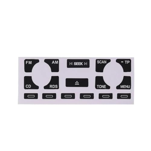 Taste Aufkleber für Audi A4 B6 B7 A6 A2 A3 8L,Auto Klimaanlage Armaturenbrett A/C Taste Dash Klima Control Schalter Aufkleber Kit,B Taste Aufkleber für Audi A4 B6 B7 A6 A2 A3 8L,Auto Klimaanlage Armaturenbrett A/C Taste Dash Klima Control Schalter Aufkleber Kit,B von TaoZong