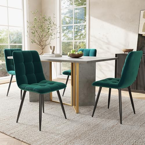 Taoplay Bartisch mit Barhocker Set, Modernes Dining Table mit Stuhl,für Küche, Esszimmer oder Wohnzimmer, Dark Green,Gold,Grey Taoplay Bartisch mit Barhocker Set, Modernes Dining Table mit Stuhl,für Küche, Esszimmer oder Wohnzimmer, Dark Green,Gold,Grey von Taoplay