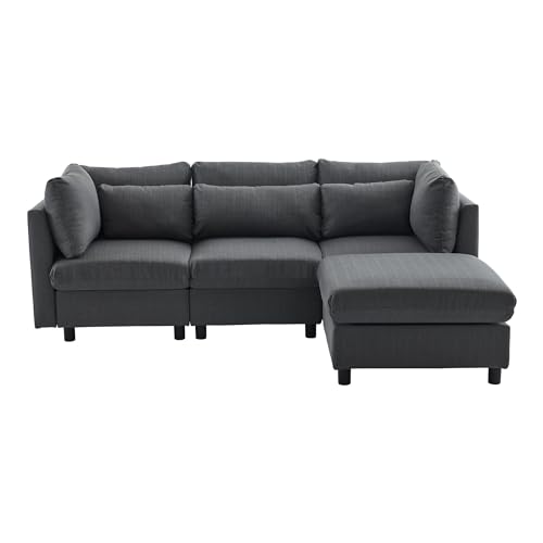 Taoplay Couch mit Schlaffunktion, Schlafsofa, Sofa Bett, Schlafcouch für Wohnzimmer, Schlafzimmer, Büro, SchattenGrau Taoplay Couch mit Schlaffunktion, Schlafsofa, Sofa Bett, Schlafcouch für Wohnzimmer, Schlafzimmer, Büro, SchattenGrau von Taoplay