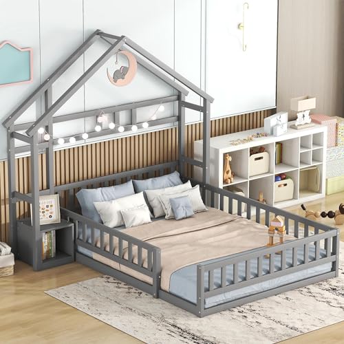 Taoplay Komplettes Bett- und Matratzen-Set mit Memory-Schaum für erholsamen Schlaf, Grau Taoplay Komplettes Bett- und Matratzen-Set mit Memory-Schaum für erholsamen Schlaf, Grau von Taoplay