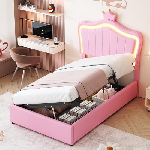 Taoplay Komplettes Bett- und Matratzen-Set mit Memory-Schaum für erholsamen Schlaf, Rosa Taoplay Komplettes Bett- und Matratzen-Set mit Memory-Schaum für erholsamen Schlaf, Rosa von Taoplay