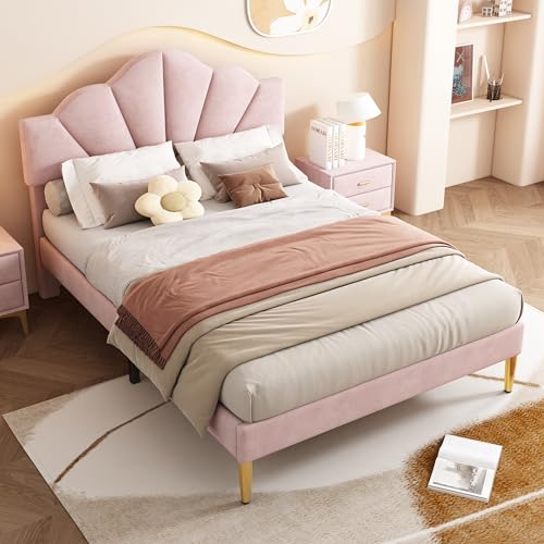 Taoplay Komplettes Bett- und Matratzen-Set mit Memory-Schaum für erholsamen Schlaf, Rosa Taoplay Komplettes Bett- und Matratzen-Set mit Memory-Schaum für erholsamen Schlaf, Rosa von Taoplay