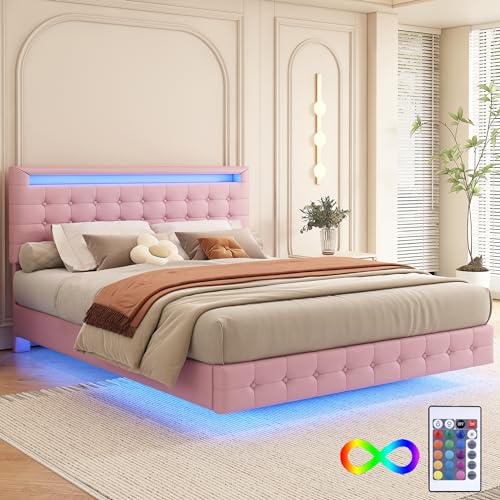 Taoplay Komplettes Bett- und Matratzen-Set mit Memory-Schaum für erholsamen Schlaf, Rosa Taoplay Komplettes Bett- und Matratzen-Set mit Memory-Schaum für erholsamen Schlaf, Rosa von Taoplay