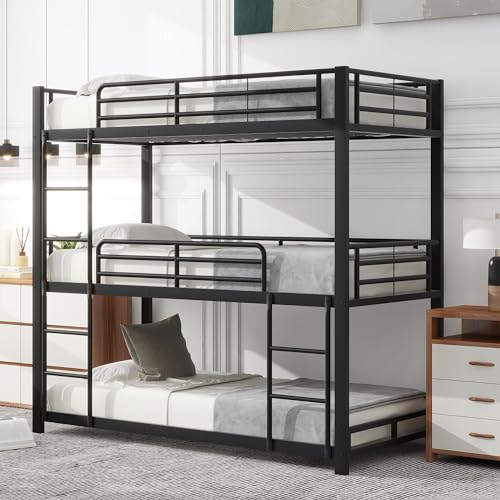 Taoplay Komplettes Bett- und Matratzen-Set mit Memory-Schaum für erholsamen Schlaf, Schwarz von Taoplay