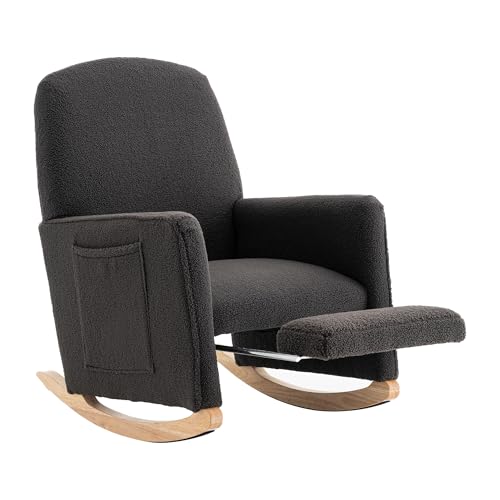 Taoplay Schaukelstuhl mit Liegefunktion – Schaukelsessel Rocking Chair für Wohnzimmer & Schlafzimmer, NachtnebelGrau Taoplay Schaukelstuhl mit Liegefunktion – Schaukelsessel Rocking Chair für Wohnzimmer & Schlafzimmer, NachtnebelGrau von Taoplay