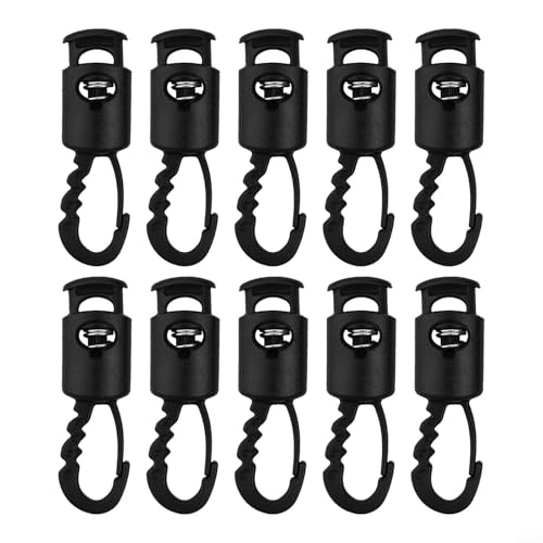 10 Stück Camping Zelt Wind Seil Clips Zuverlässige Kunststoff Haken für Outdoor Baldachin Verwendung 10 Stück Camping Zelt Wind Seil Clips Zuverlässige Kunststoff Haken für Outdoor Baldachin Verwendung von Taotalhomy