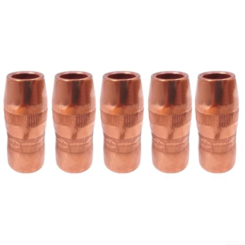 5er-Pack N-5818C Centerfire MIG Gasdüsen, 5/8 Zoll große Bohrung, 1/8 Zoll versenkte Spitze, für Bernard Taschenlampen, Anti-Spritzer-Design, Schweiß-Verbrauchsmaterialien von Taotalhomy