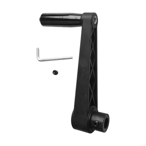 816 mm Rundlochkurbel Handkurbel Generatorgriff für mechanische Ausrüstung, kompatibel mit Handkurbelgeneratoren und Werkzeugmaschinen (16 mm) von Taotalhomy