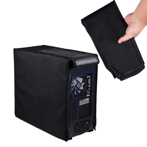 CPU-Staubschutz, Oxford-Gewebe, Computer-Host-Schutzhülle, Reißverschluss-Design, für ultimativen Schutz, Anti-Staub-Hülle, für Desktop-PC-Gehäuse (50 x 21 x 46 cm) von Taotalhomy
