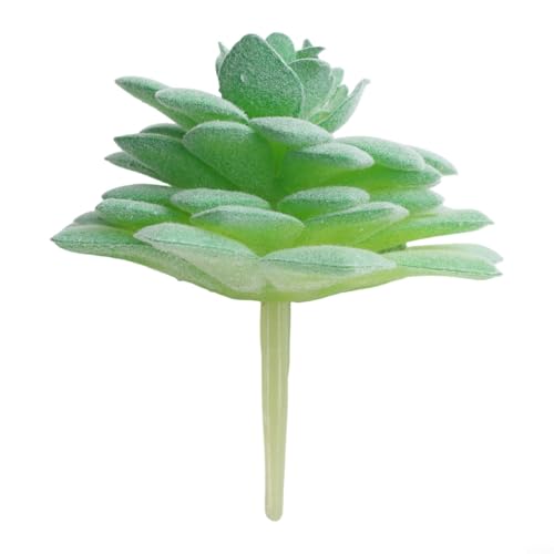 DIY beflockte Sukkulenten Lotus für Haus und Garten, umweltfreundliches PVC + PE, perfekt für Büro und kreative Projekte (MM684 (5,5 cm) von Taotalhomy
