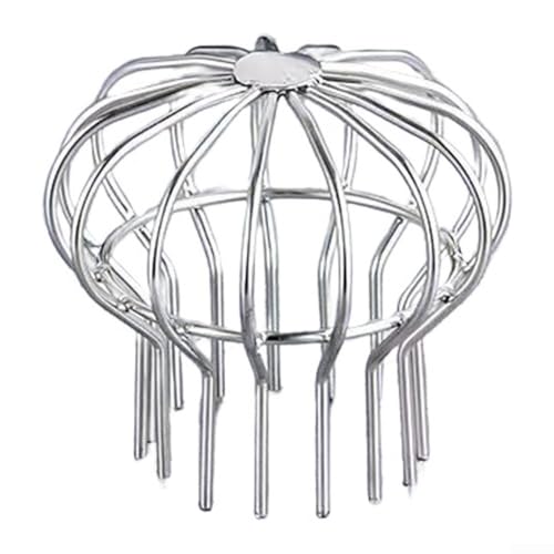 Edelstahl-Dachablaufabdeckung für Fallrohr und Regenrinne, verhindert das Verstopfen von Eindringen und Laub, unterstützt die Entwässerungsfunktion im Freien (110) von Taotalhomy