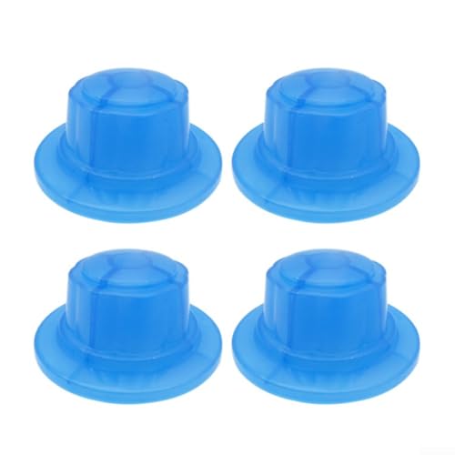 Elektrischer Ventilator Zubehör Befestigungsmutter Kunststoff kompatibel mit Tischventilatoren Wandventilatoren Set von 4 Stück mit umgekehrten Gewinden (blau) von Taotalhomy