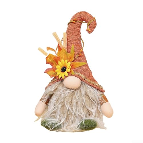 Entzückende handgefertigte Truthahn-Puppen für Thanksgiving-Dekoration, bringen Freude in Ihre Herbstversammlungen (A) von Taotalhomy