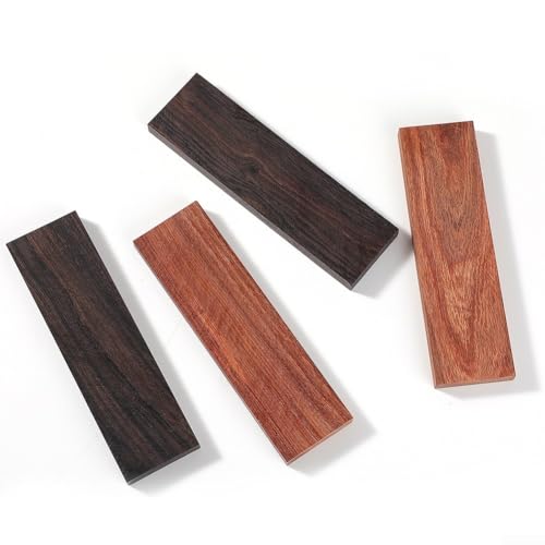 Gitarrengriff, leicht gemacht mit Ebenholz-Rohling, ideal für Heimwerker (2 Stück, rot) von Taotalhomy