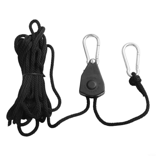 Hiking Essential 45,7 cm verstellbare Riemenscheibe zum Aufhängen von Seilen, entworfen für Vielseitigkeit (H) von Taotalhomy