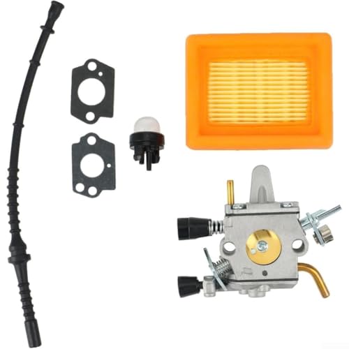 Hochleistungsvergaser-Set, mit 2 Dichtungen und einer Glühbirne, für FS400, FS450 und FS480 Rasenmäher von Taotalhomy