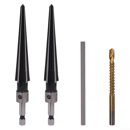 Holzbearbeitung Anfas- und Entgratungsbohrwerkzeug mit Sechskantschaft, verstellbarer Größenbereich für verschiedene Holzprojekte Holzbearbeitung Anfas- und Entgratungsbohrwerkzeug mit Sechskantschaft, verstellbarer Größenbereich für verschiedene Holzprojekte von Taotalhomy