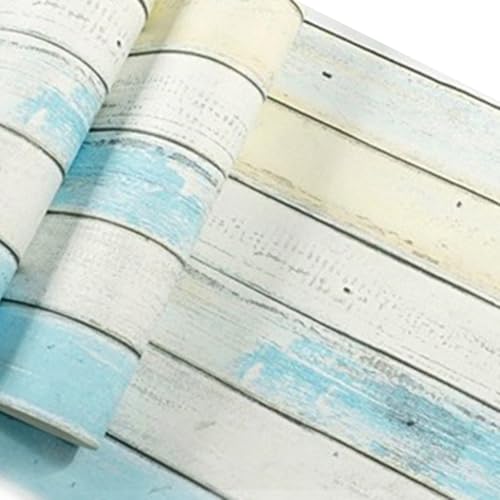 Home Wanddekoration PVC Tapete mit realistischer Holzmaserung Textur Geeignet für Schlafzimmer, Wohnzimmer, Küche und Badezimmer, 0 53 x 9 5M (D) von Taotalhomy