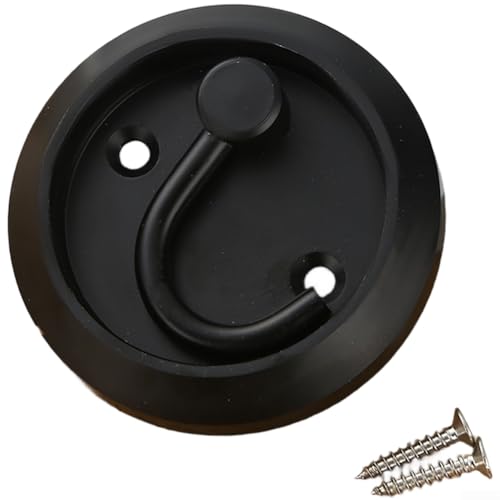 Kleiderhaken aus Edelstahl mit drehbarem verdecktem Mechanismus und vorgebohrten Löchern für einfache Montage, geeignet für verschiedene Räume, einschließlich Badezimmer und Eingänge (304 schwarz) Kleiderhaken aus Edelstahl mit drehbarem verdecktem Mechanismus und vorgebohrten Löchern für einfache Montage, geeignet für verschiedene Räume, einschließlich Badezimmer und Eingänge (304 schwarz) von Taotalhomy