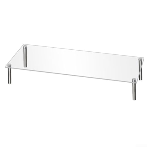 Kuchen-Display-Regal aus Acryl mit glatten abgerundeten Ecken, starke und stabile Tragfähigkeit für Kuchen, Cupcakes und Desserts Präsentation (S) von Taotalhomy