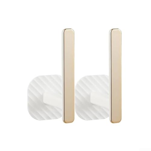 L-förmige Vorhanghalter mit Selbstrückseite für Badezimmer und Zuhause, Wandhaken, ABS-Material bietet starke und zuverlässige Vorhangunterstützung von Taotalhomy