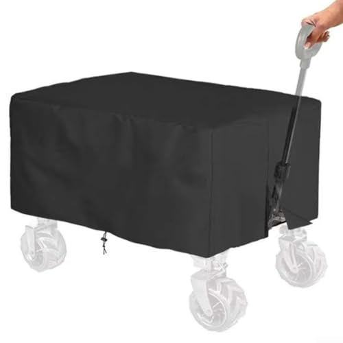 Regenabdeckung für Bollerwagen, wasserdicht, für Campingwagen, schützende Aufbewahrung, für den Garten und Außenbereich (97 x 61 x 56 cm) von Taotalhomy