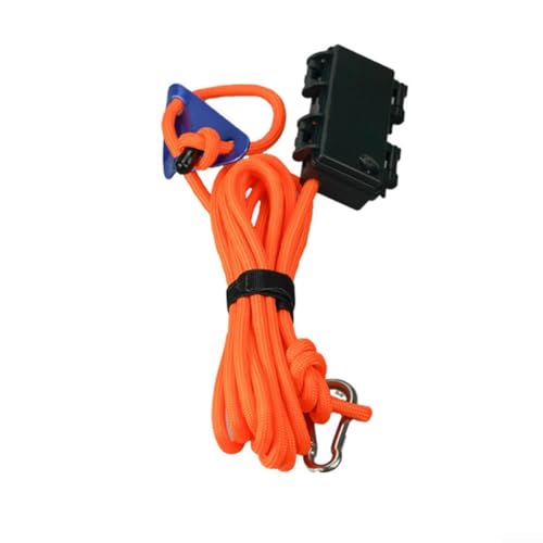 Robustes LED-Windseil (300 cm), perfekter Begleiter für Camping-Abenteuer mit acht umschaltbaren Modi (300 cm orange) von Taotalhomy